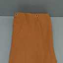 Awellife Burnt Orange Shower Curtain Linen Textured Boho Farmhouse Shower Curtains for Bathroom Fabric Liner 72 x 72 Inch