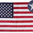 Bradford American Flag 2x4 ft Outdoor Embroidered US USA Flags Double Sided Heavy Duty, American Flag with 2 Brass Grommets Outsides Insides Decoration 4th of July
