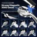 Shower Head with filtered Handheld High Pressure daul Shower Heads with Handheld Spray Combo and 10 Sprays Handheld Shower Head Detachable Shower head Built-in Magnetic Docking and Power Jets Chrome