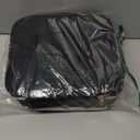 Nail Polish Organizer Case Double-Layer Nail Supplies Organizer Bag Holds 30 Bottles & Nail Lamp, Professional Nail Kit Storage Carrying Case (Black)