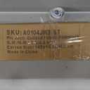 Quilted Outdoor Hammock with Spreader Bars - Heavy-Duty 450-Pound Capacity Double Hammock for Outside - Black and White