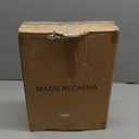 Adjustable C Shaped Side Table, C Table End Table with Wheels for Sofa, 360 Swivel Sofa Table for Livingroom,Bedroom,Study and Small Spaces,Bedside Table (Rectangle,Original Wood)