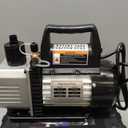 VIVOHOME 4.5 CFM 1/3 HP 110V Single Stage HVAC Vacuum Pump for R134a R12 R22 R502 R410a Systems, Auto AC Vacuum Pump for Air Conditioning Servicing Resin Degassing with Oil Bottle
