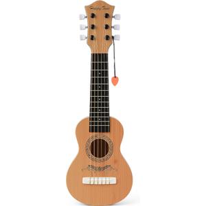 23" Acoustic Guitar, Kids 6 String Toy Guitar - Realistic Steel Strings - Beginner Practice First Musical Instrument for Children, Toddlers (Natural), Miniature