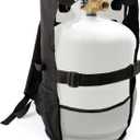 Propane Tank Backpack Carrier for 5LB or 10LB Cylinder and Weed Torch, Waist Strap with Buckle, Keep Tack Secured and Relieve Your Back Pressure