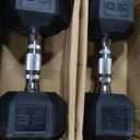 CAP Barbell Coated Dumbbell Weight | Multiple Options Pairs & Sets (30 lb - Pair) Set of 2 Boxes