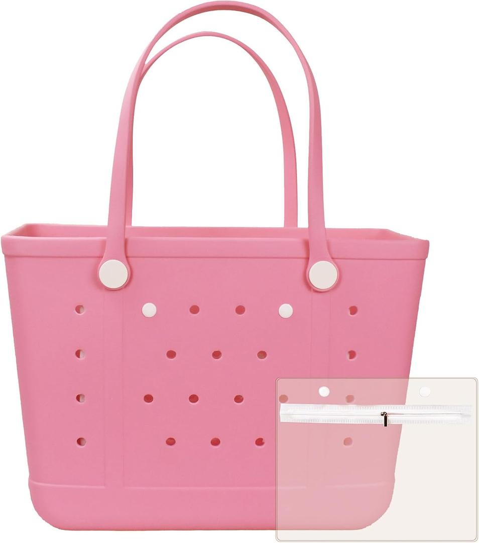 Juyeesm X Large Rubber Tote Bag for Boat, Beach, Pool-XL,18.9 * 13.8 * 8in