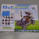 STEM 13-in-1 Education Solar Power Robots Toys for Boys Age 8+ , Educational Toy DIY Science Kits for Kids, Building Experiment Robotics Set Birthday Gifts for 8+ years old boys and girls . (Dark Blue)