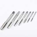 KATUR 7PCS 3/4/5/6/8/10/12mm HSS Straight Flute Metric Taps Set Square Shank Combination Drill and Tap Set Thread Taper Composite Drilling Screw Tapping Tool