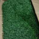 LOOBANI Artificial Grass Rug Indoor Outdoor, Realistic Synthetic Grass with Drainage Holes, Artificial Grass Turf for Balcony Garden Landscape Decoration, 5 Feet x 8 Feet