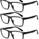 SIGVAN 5 Pack Reading Glasses for Men and Women Blue Light Blocking with Spring Hinge Readers Computer Eyeglasses