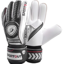 Sportout Goalkeeper Gloves with Finger Protect - Breathable Soccer Gloves, 4mm Latex, for Kids, Youth and Adult, 6