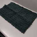 Smiry Bathroom Rugs Mat 24x16, Extra Soft Absorbent Chenille Bath Rugs, Non Slip Rubber Backing Machine Washable Quick Dry Bath Mats for Bathroom Floor, Tub, Shower, Home Decor Accessories, Green