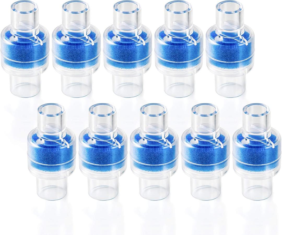 HME Heat Moisture Exchange Filter for CPAP 10 Pack