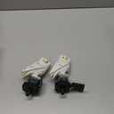 2 Pack Owl Figure Solar LED Lights, Resin Garden Waterproof Decorations with Stake for Outdoor Yard Pathway Outside Patio Lawn Decor (White)