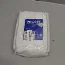 MIULEE Semi White Sheer Curtains Linen Textured Window Treatment Voile Drapes for Living Room Rod Pocket 2 Panels 54 x 72 Inches