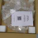 LEDIARY 20 Inch Low Profile Ceiling Fans with Lights and Remote, Fandelier Ceiling Fan Flush Mount, 3000K-6000K Dimmable LED Fan Light, White Modern Ceiling Fans with Lights for Bedroom