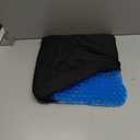 Gel Seat Cushion, Cooling seat Cushion (Super Large & Thick), Breathable Honeycomb Design Absorbs Pressure Points Seat Cushion, Gel Cushion for Office Chair, Home Car seat Cushion for Wheelchair