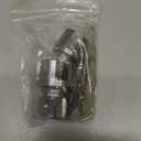 Pipe Thread Cutting Tool Integrated Internal & External Pipe Threading Tool Electric Drill Compatible PVC Tube Threader Kit, 1/2", 3/4", 1'' Tube Sizes Rethreading Kit(2 Sizes, Silver,2 Pcs)