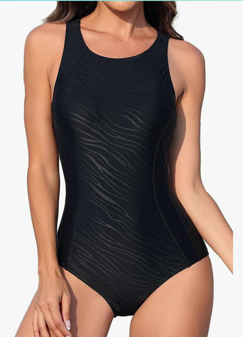 beautyin Women's One Piece Athletic Racerback Swimsuit Slimming Bathing Suit XL
