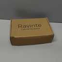 Ravinte 50 Pack 25 Pairs Semi-Overlay 1/2 inch Self-Closing Face Frame Cabinet Hinges Matte Black Half Wrap-Around Kitchen Cabinet Door Hinges Face Mount Cabinet Hardware