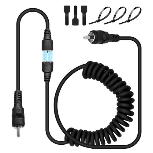 CHolic Magnetic Power Cord, Snowmobile Helmet Heated Shield Cord for Heated Most Electric Shields, Helmet, Visor Port