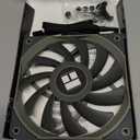 Thermalright TL-C12015 CPU Fan Computer Case Fan Quiet 4PIN PWM PC Fan, 1500RPM Speed,15mm Slimline Cooler Fan, 120mm PC Cooler Fan