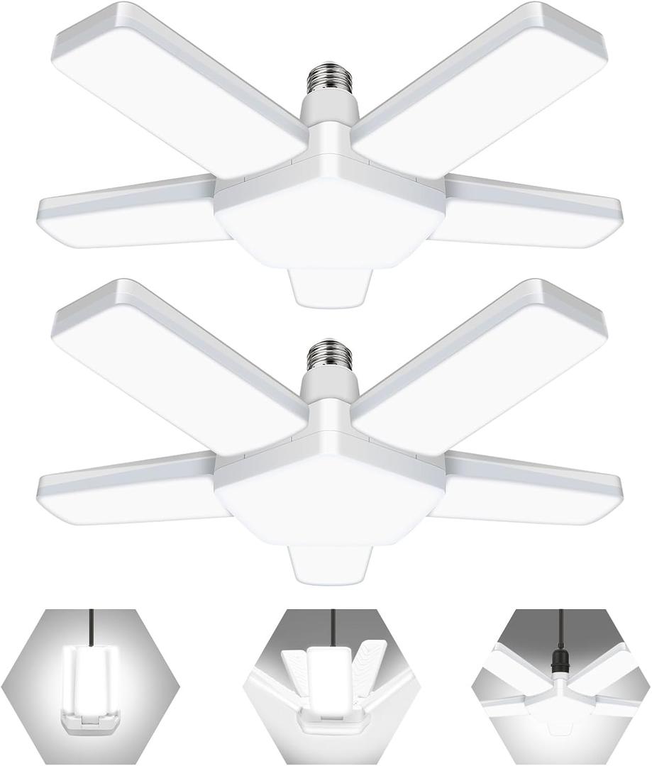 Led Garage Led Lights (L-5 Panels-2 Pack)