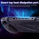 3 x DJ&RPPQ for Nintendo Switch 2 Case 2025, TPU + PC 2 in 1 Cover Protector, Anti-Scratch, Shock-Absorption, Ergonomic Grip Design, Easy to Install for Nintendo Switch 2, Black