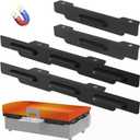 Wind Guards for Blackstone 22 Inch Griddle, Grill Accessories for Griddle Grill and Camping, MeWeBlue 5018 Magnetic Stainless Steel Wind Screens Protect Flame Hold Heat, Compatible with Hood, Black