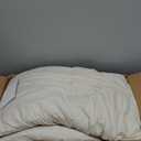 Bedsure King Comforter - Comforter King Size for All Season, Ultra-Soft Down Alternative & Prewashed Duvet Insert with 4 Tabs - Machine Washable, Linen, 90x102 Inches