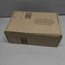 Jakcuz Mens Waterproof Warm Faux Fur Hook and Loop Snow Boots Size 42 Cotton High Top Non-slip Walking Boot Shoes (10.5, Dark Grey)