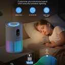 Air Purifiers for Home Large Room up to 1650 ft², WESTHEY H13 True HEPA Air Purifier for Bedroom with Night Light, Air Quality Monitor, Fragrance Sponge, Air Cleaner for Wildfire Smoke Dander Dust