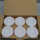 Aignis 24 Flameless LED Floating Candles, 3-Inch Plastic Battery Operated Tealights, Glow Time Over 120 Hours, Cozy Romantic White Light, Suitable for Pool/Bathtub/Hot Bath/Wedding Centerpiece Decor