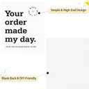 Anwyll Thank You Cards for Small Business,100Pcs Thank You Card for Packaging,Thank You for Supporting My Small Business Cards,White Thanks for Your Order Card for Customer Appreciation (3x3.5'')