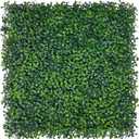 ODTORY Artificial Grass Wall Backdrop Panels,10 X 10 in 12P(8.4 sqft) UV-Anti Greenery Boxwood Panels for Indoor Outdoor Green Wall Decor & Ivy Fence Covering Privacy
