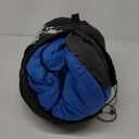 MalloMe Sleeping Bags for Adults Cold Weather & Warm - Backpacking Camping Sleeping Bag for Kids 10-12, Girls, Boys - Lightweight Compact Camping Essentials Gear Accessories Hiking Sleep Must Haves (50-80F Everyday 3 Season - Blue)