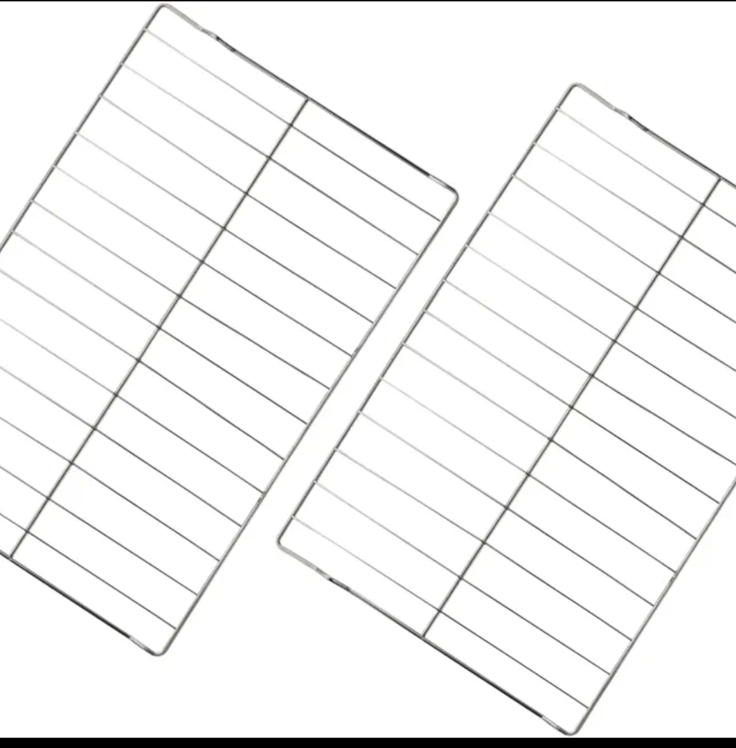 2Pcs W10256908 Oven Rack,Replaces W10138079 W10179196 3195710 PS11751295,Compatible for Whirlpool/Jenn-Air Oven Rack/Range,24 x15-3/4 Inches