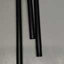 Suranew 25-51" Black Heavy Duty Spring Tension Rod, No Drill Rust-Proof Adjustable Shower Curtain Rod for Bathroom/Closet/Kitchen