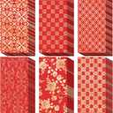 BINBE 66 Pcs Chinese New Year Red Envelopes 2026 Hong Bao Paper Gift Money Envelopes 6 Design Red Pocket Envelopes for Lunar Year Spring Festival Birthday Wedding Party