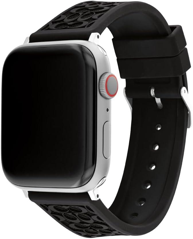 Coach Apple Watch Strap, Compatible with Apple Watch 42mm, 44mm, and 45mm, Interchangeable Band, Create Your Unique Style