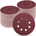 POTUINOM 100 PCS 5 Inch Sanding Discs 1000 Grit, Round Hook and Loop Sandpaper for Random Orbital Sander