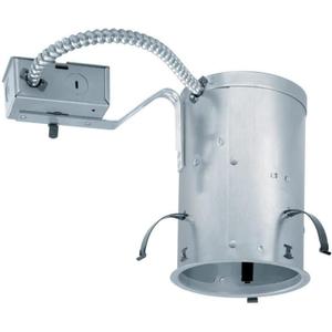 Juno 5 Inch Incandescent Ceiling Light Housing for Remodel, IC Rated Recessed Light, Damp Location UL Listed Can Lighting, Includes Push-in Electrical Connectors