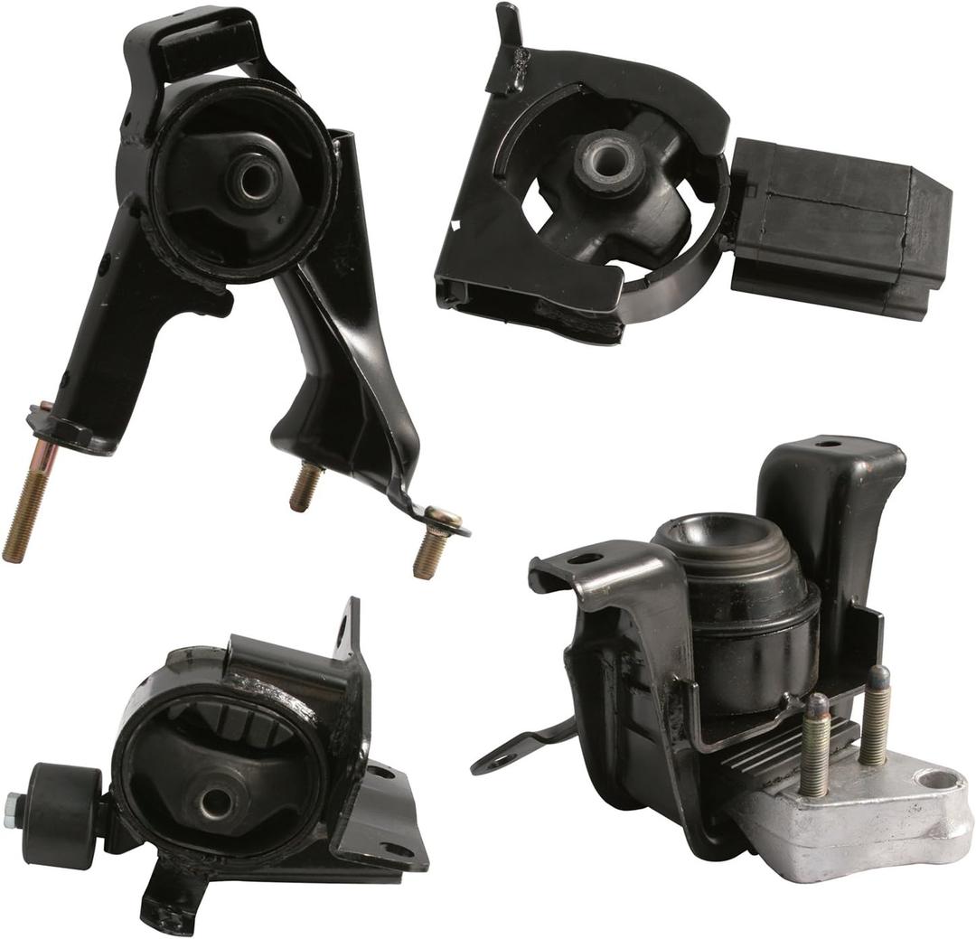 4pcs Motor Mounts Set Kit Fits Automatic Transmission Only Compatible with Toyota Corolla (03-08), Matrix (03-06), Pontiac Vibe (03-07) - 1.8L 4Cylinder Engine Mounts, All Motor Mounts 4pcs Motor Mounts Set Kit Fits Automatic Transmission Only Compatible with Toyota Corolla (03-08), Matrix (03-06), Pontiac Vibe (03-07) - 1.8L 4Cylinder Engine Mounts, All Motor Mounts