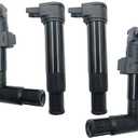 Ignition Coil Packs Set Of 4 Compatible With BMW Motor Cycle R 1200 GS R1200 GS K25 2009-2013 Replacement For 7715857-01 7715858-01 7715847-02 12137715857 12137715858 12137715847
