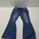 KUNMI Women's Flare Bell Bottom Jeans High Waisted Wide Leg Bootcut Jeans Stretchy Denim Pants Size 8