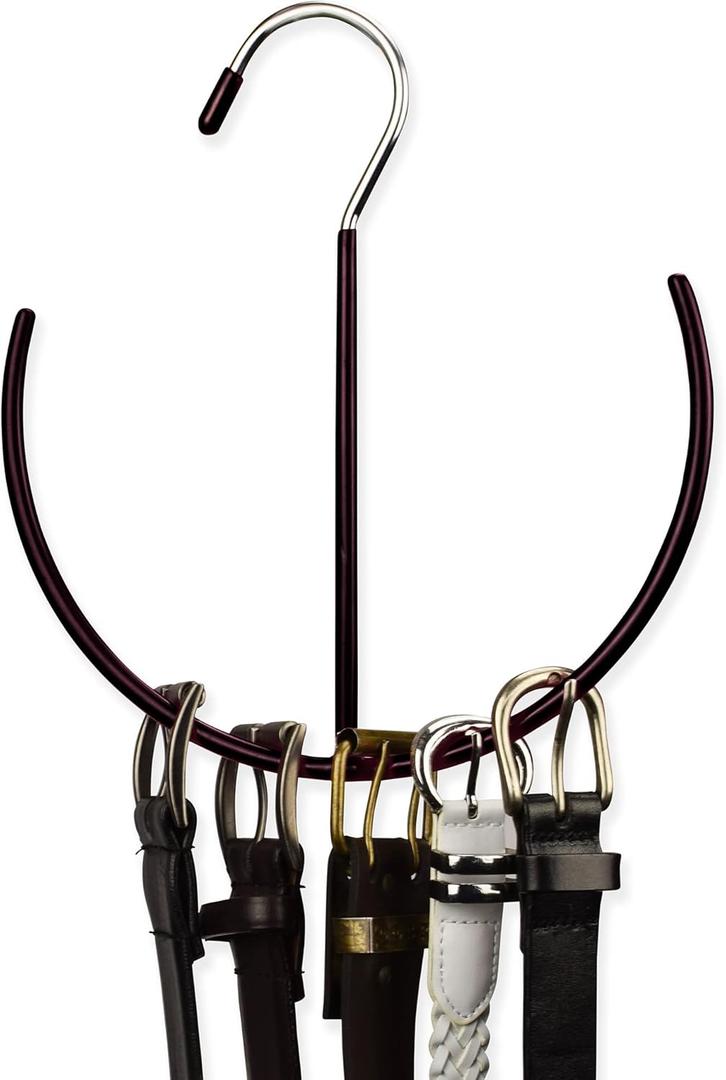 EASYVIEW Belt Scarf Hanger Space Saving Organizer Hanging Multi Purpose Ties Shoe Rack Gym Bag Organizer Closet Organization