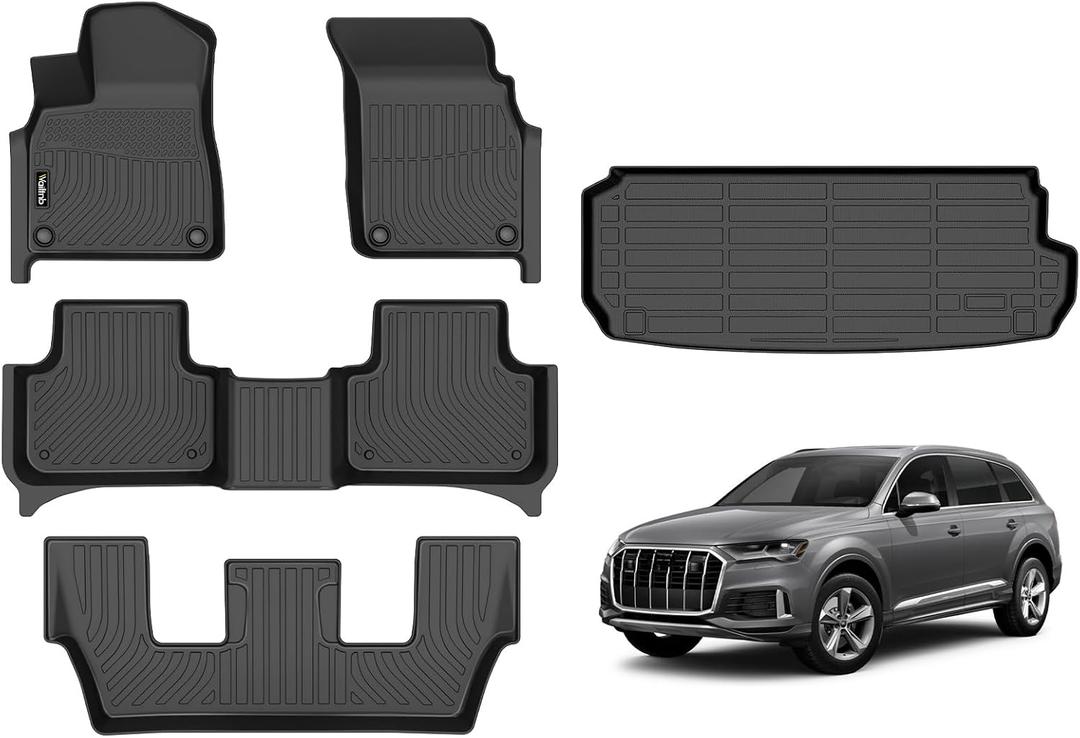 Floor Mats & Cargo Liner Fit for Audi Q7 / SQ7 2017-2025 2026