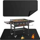 60x40 inches Large Under Grill Mats for Blackstone, Double-Sided Fireproof Outdoor Grill Protective Mat, Oilproof Waterproof BBQ Fire Pit Fireplace Mat