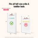 Dream On Me Breathable 2-In-1 Foam Core Crib and Toddler Bed Mattress, 5 Inch